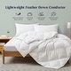 Premium Lightweight White Goose Down Duvet Comforter