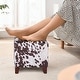preview thumbnail 55 of 53, Adeco Simple British Style Passionate Cube Ottoman Footstool