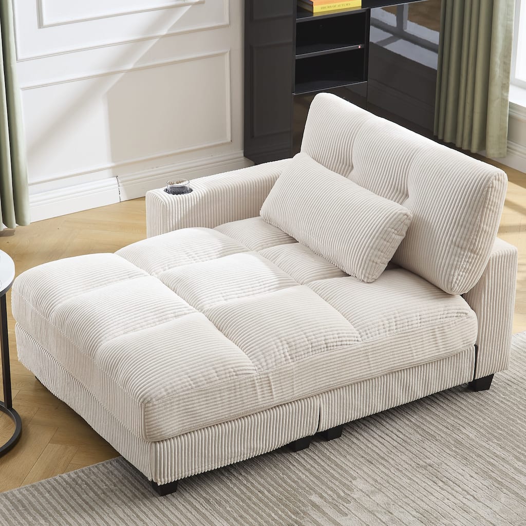Sleeper Sofa Couch Bed,Oversized Chaise Lounge Chair Cozy Cloud Couch