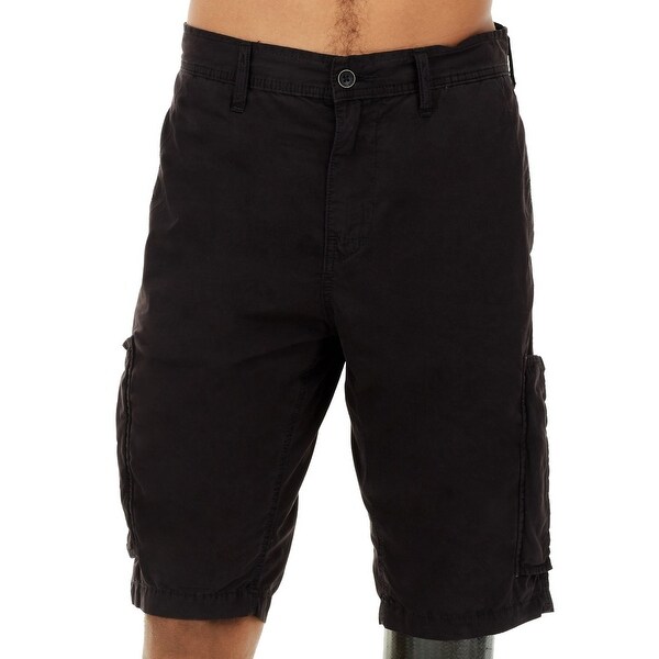 mens black true religion shorts