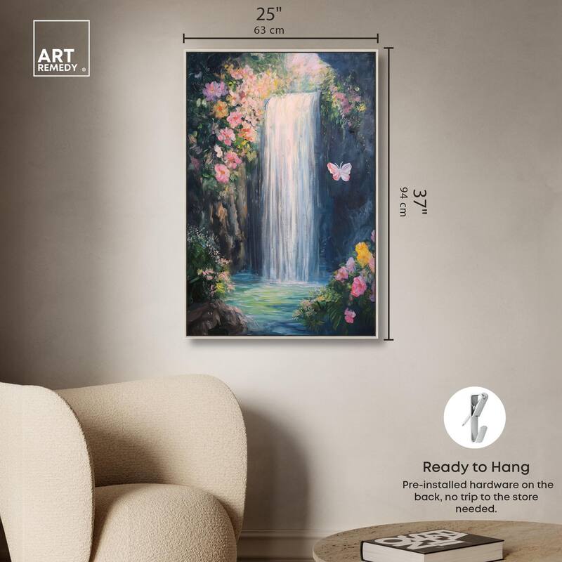 Hidden Falls I Canvas by Art Remedy