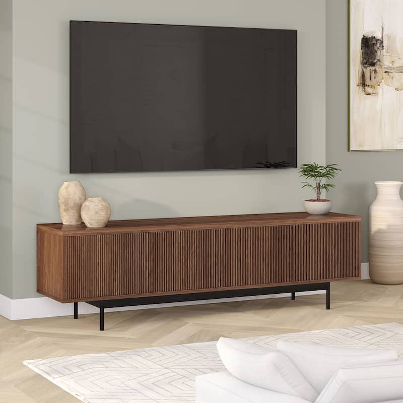 Whitman Rectangular Fluted TV Stand for TV's up to 75" - 70" Wide