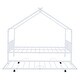 preview thumbnail 33 of 81, Metal house bed with trundle
