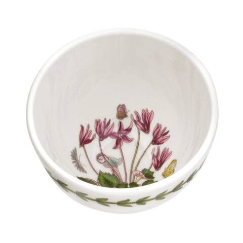 Portmeirion Botanic Garden Set of 4 Small Bowls (Cyclamen) - 3.75 Inch