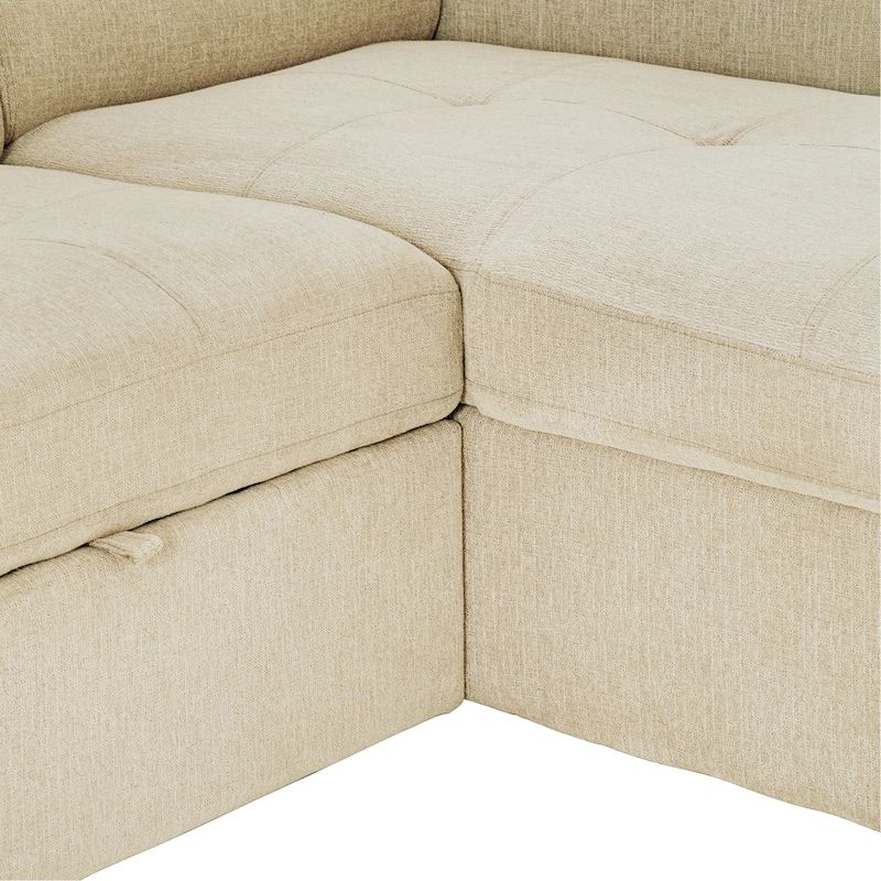 96" Multi-Functional Pull-Out Sofa Bed