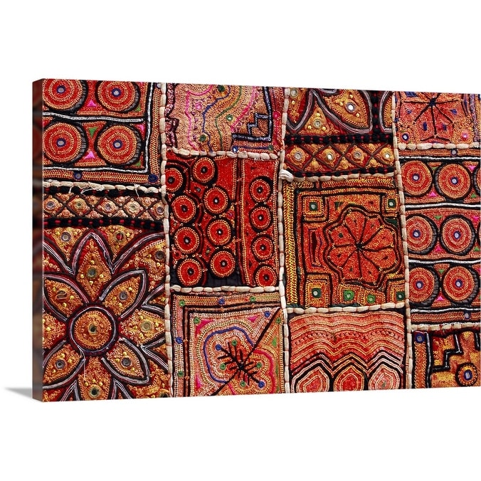 Handicraft Fabric Art Canvas Wall Art Overstock 16447977 Design your everyday with textile canvas prints you'll love. overstock com