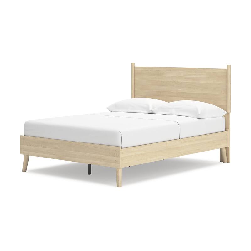 Signature Design by Ashley Cabinella Beige Platform Panel Bed