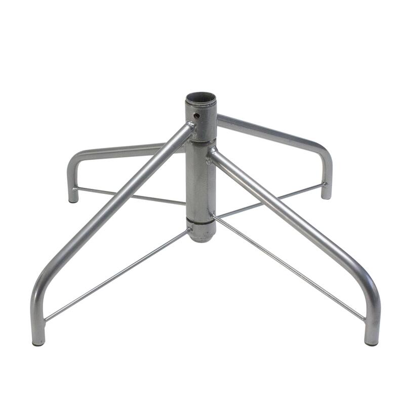 9' Metallic Platinum Artificial Tinsel Christmas Tree - Unlit - 9 Foot