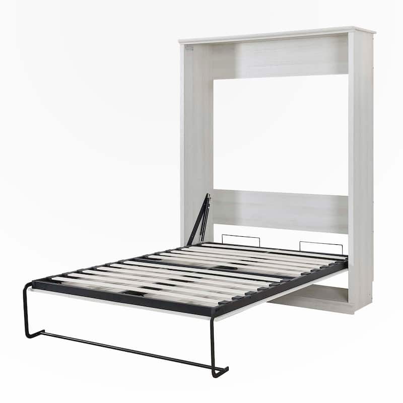 Queen Size Murphy Wall Bed Cabinet Space-Saving Bed Perfect