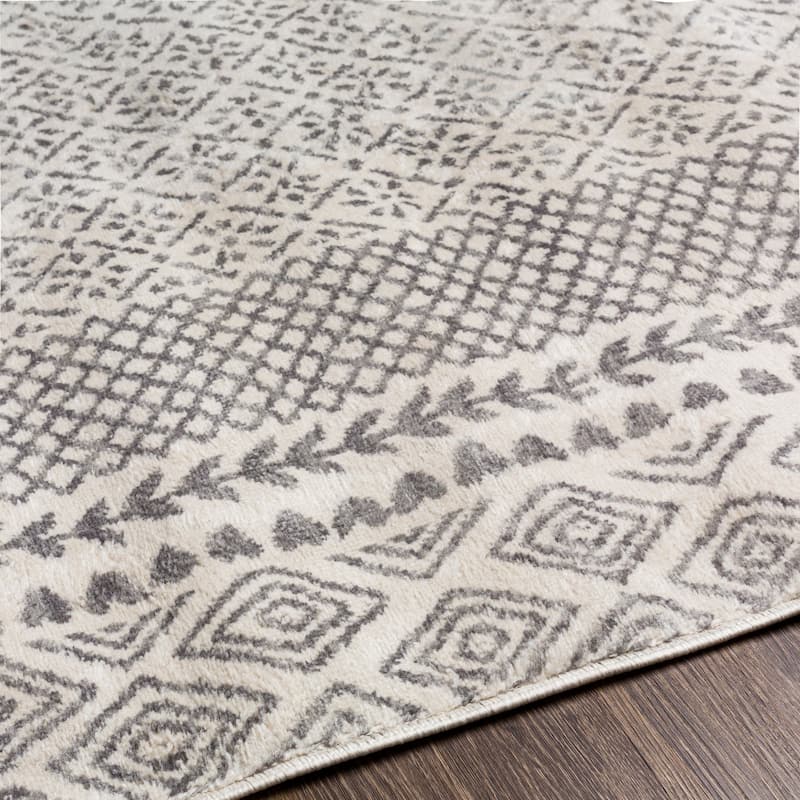 Livabliss Vanessa Tribal Border Area Rug