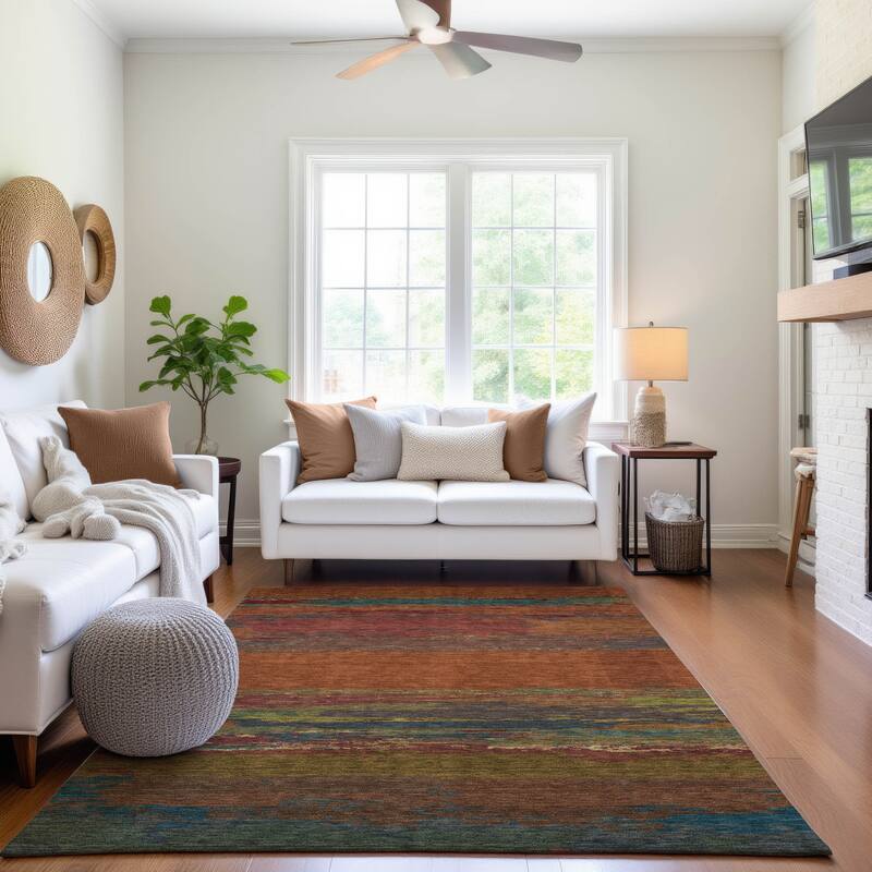 Premium Washable Super Soft Abstract Ombre Mayfield Rug