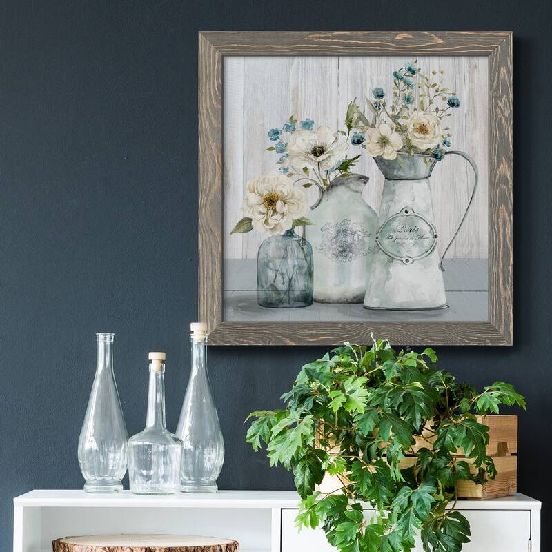 French Garden Flowers I-Premium Framed Canvas - Ready to Hang