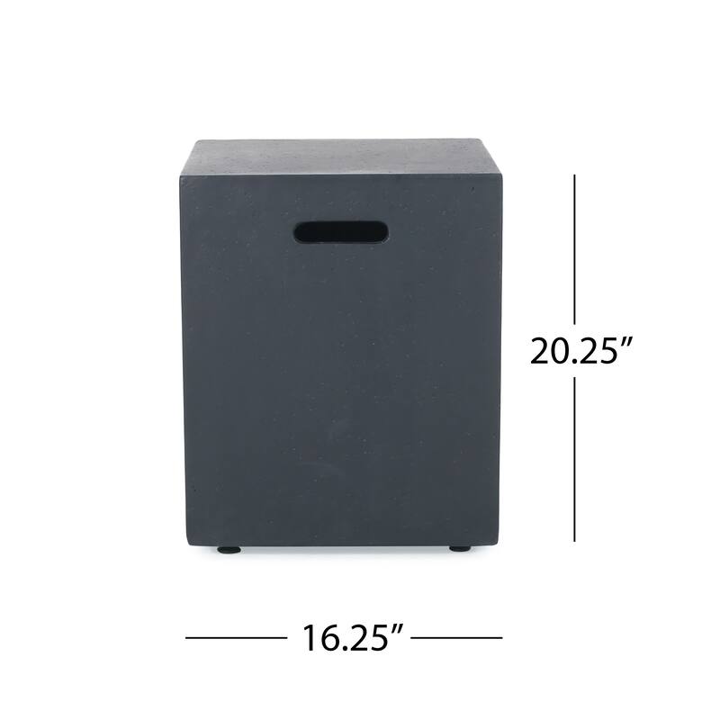 Goliath Outdoor 50,000 BTU Lightweight Concrete Rectangular Fire Pit by Christopher Knight Home