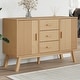 preview thumbnail 1 of 3, vidaXL Sideboard OLDEN Brown 44.9"x16.9"x28.9" Solid Wood Pine - 44.9" x 16.9" x 28.9"
