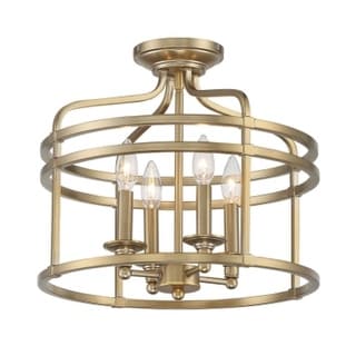 Minka Lavery Covent Park 4 Light 16" Wide Semi-Flush Ceiling Fixture