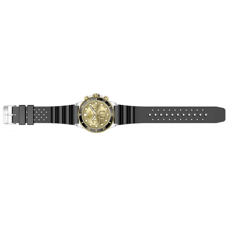 Invicta Men's 46128 Pro Diver Quartz Chronograph Gold Dial Watch