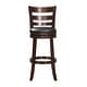 preview thumbnail 35 of 46, Verona Swivel 29-inch High Back Barstool by iNSPIRE Q Classic Cherry-Ladder Back