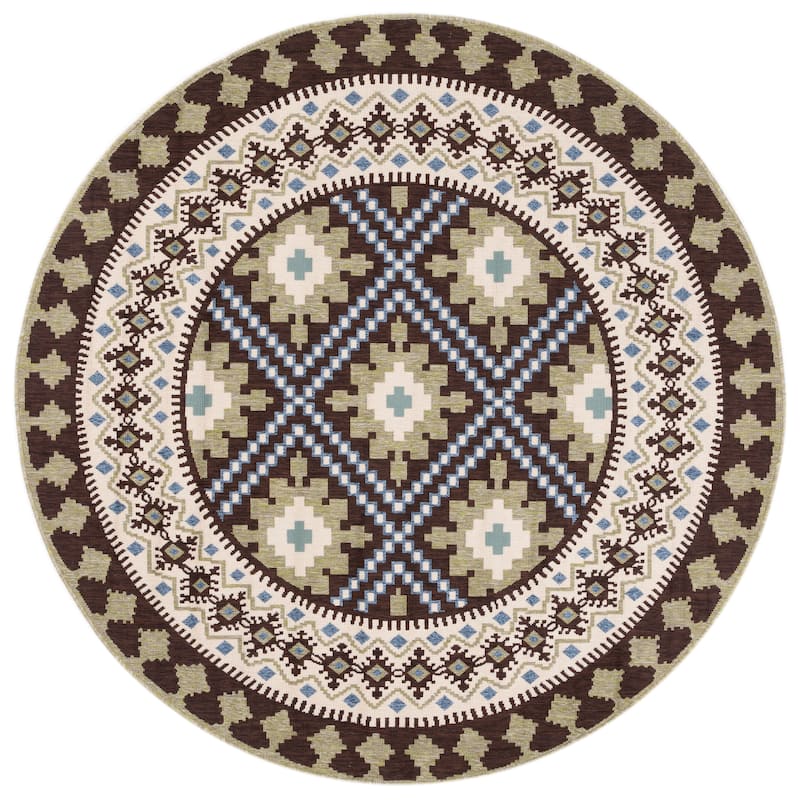SAFAVIEH Veranda Eyvor Indoor/ Outdoor Waterproof Patio Backyard Rug