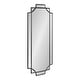 preview thumbnail 20 of 91, Kate and Laurel Minuette Traditional Decorative Framed Wall Mirror 16x42 - Black
