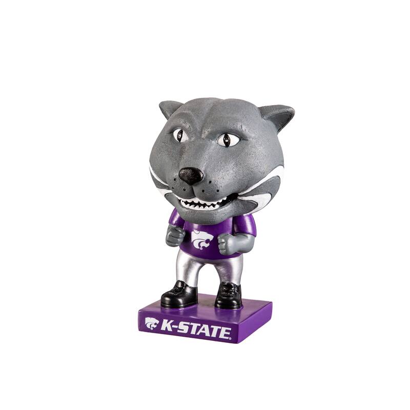 NCAA Team Lil Big Head Resin Indoor/Outdoor Garden Desk Statue - Kansas St Mascot