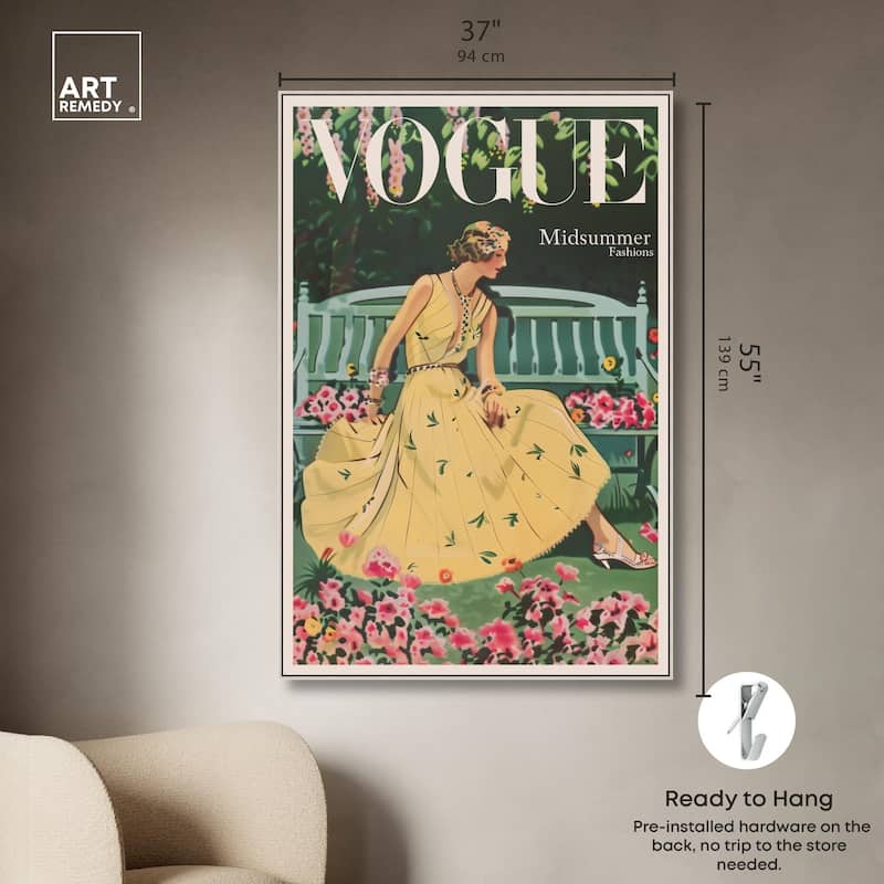 Midsummer Fashion Cover Canvas by Art Remedy