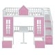 preview thumbnail 40 of 48, Impression & Beautiful Twin-Over-Twin Bunk Bed with Changeable Table, Bunk Bed
