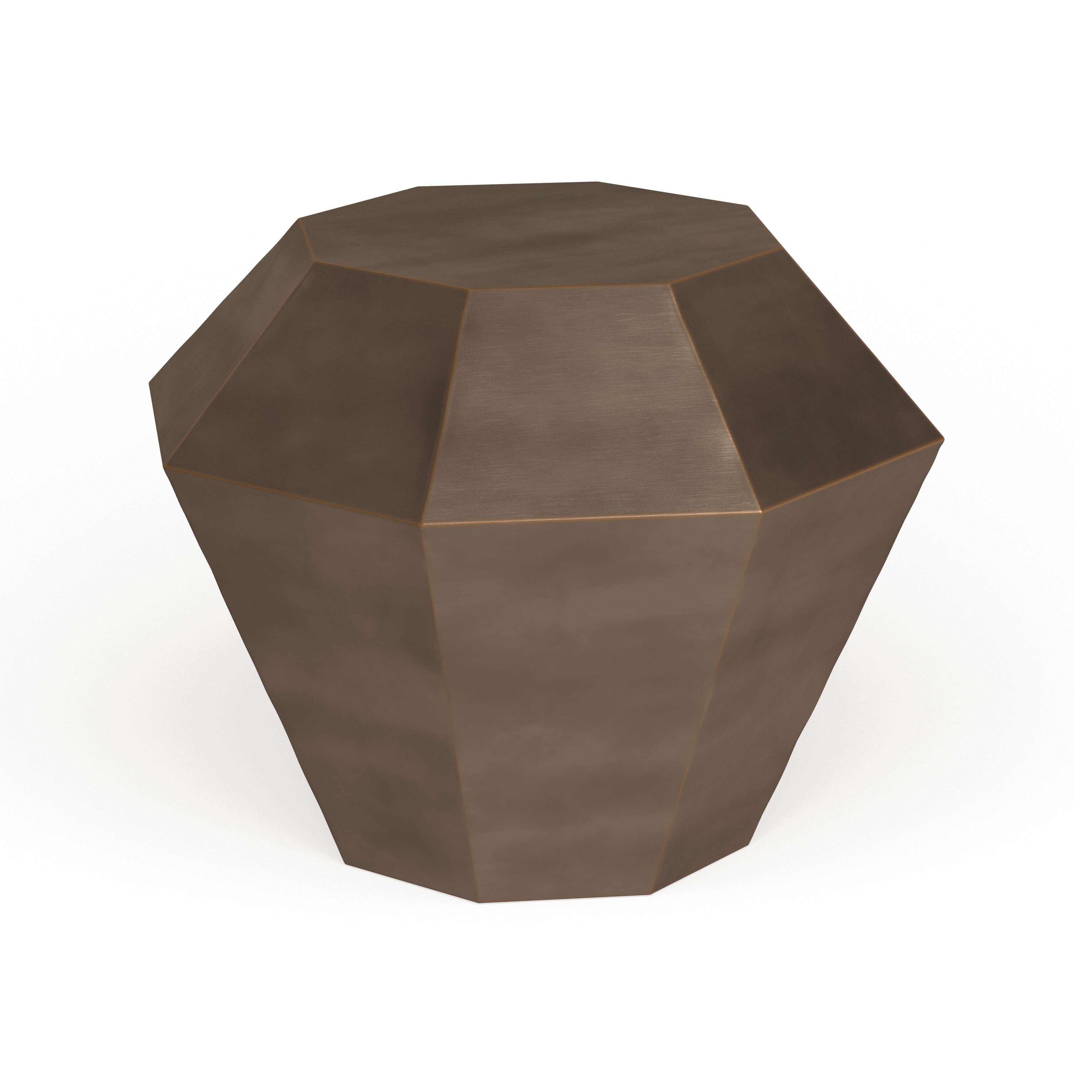 SAFAVIEH Grace Diamond Antique Copper Accent Table - 25" x 25" x 18"