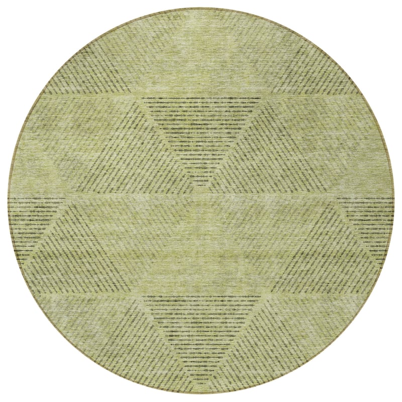 HomeRoots Geometric Transitional Rectangle Outdoor Rug
