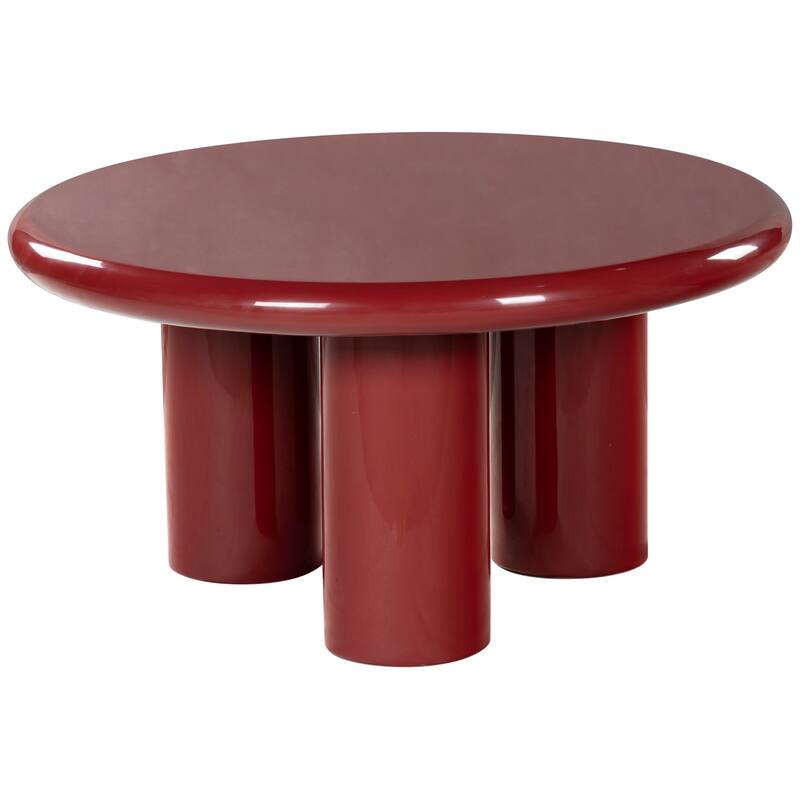 SAFAVIEH Couture Lollita Round Concrete Coffee Table - 35"W x 35"D x 18"H