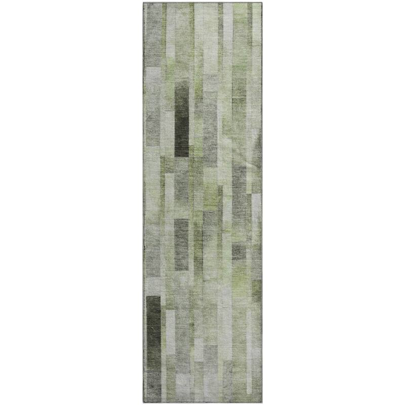 Premium Washable Super Soft Geo Stripe Mayfield Rug