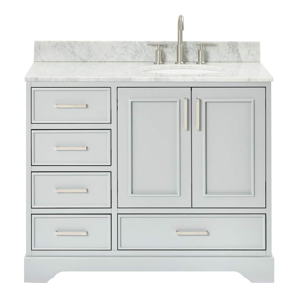 Ariel M043SRCW2OVO Stafford 43" Free Standing Single Basin Vanity Set