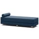 preview thumbnail 11 of 105, Jaxx Alon Daybed - Fold-Out Sleeper Chaise with Premium Memory Foam Queen-Size Mattress - Made in the USA