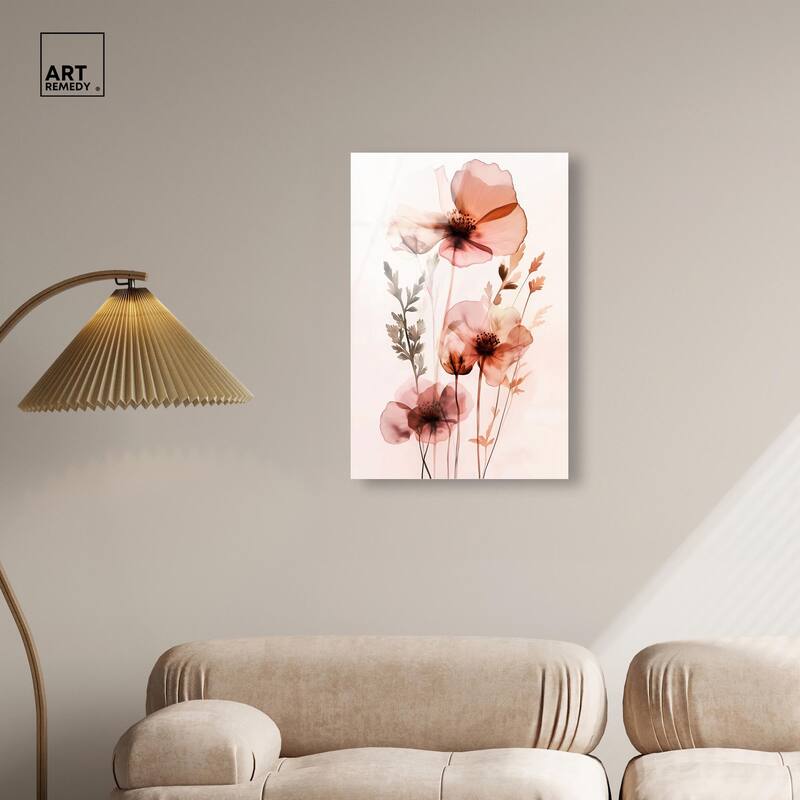 Petal Dye II Acrylic by Art Remedy, Ready to Hang