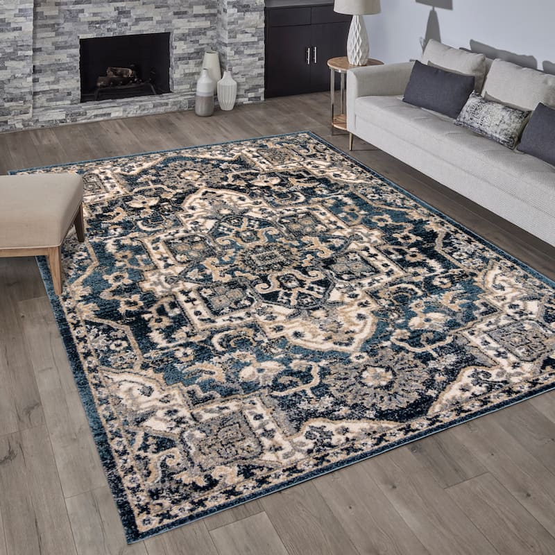 Gertmenian Barcelona Polyester / Polypropylene Turfted High-Low Area Rug Collection