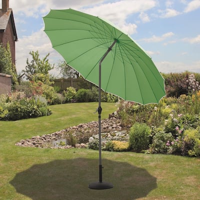 106" Green Oriental Summer Parasol