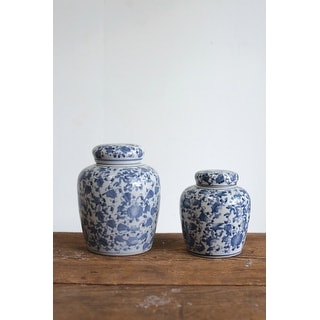 Ceramic Ginger Jar with Lid