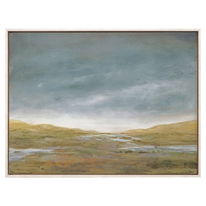 Basin Squall I - Giclee on Canvas - 38 X 50 X 3 - Plastic - White