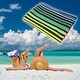 preview thumbnail 6 of 5, 1 Pcs Soft Absorbent Beach Towel Classic Design for Beach Colorful 59"x30"