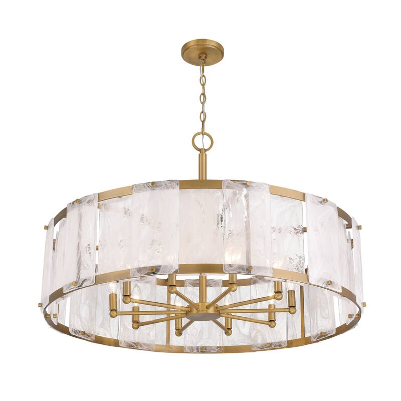 Minka Lavery 3638 Veil 10 Light 36" Wide Multi Light Pendant with