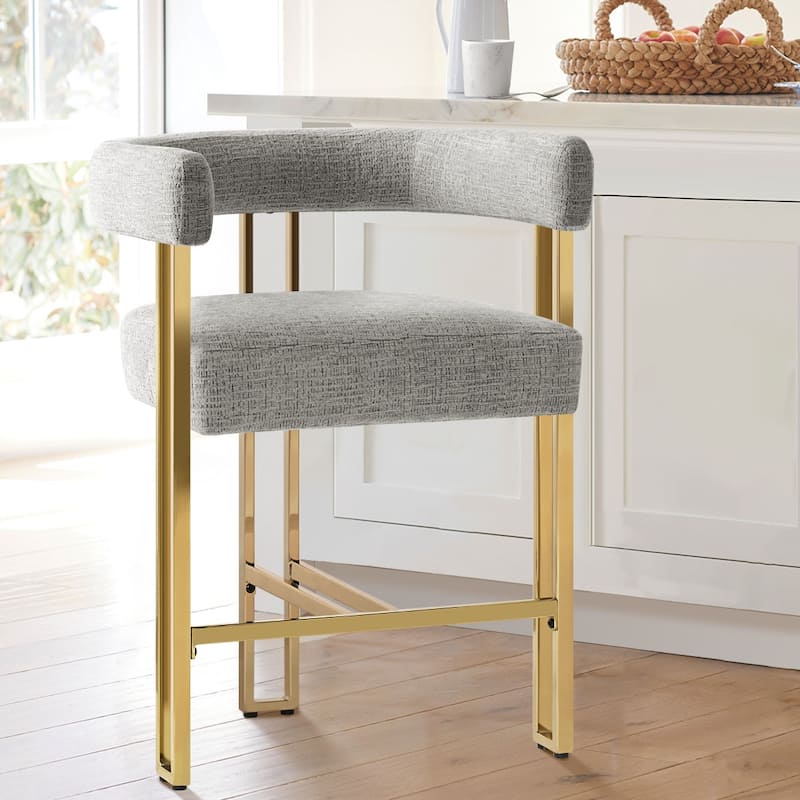 Leather 25" Counter Stool (Set of 2)