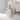 Luke 16" Modern Minimalist Faux Marble Column Indoor/Outdoor Accent Table, by JONATHAN Y