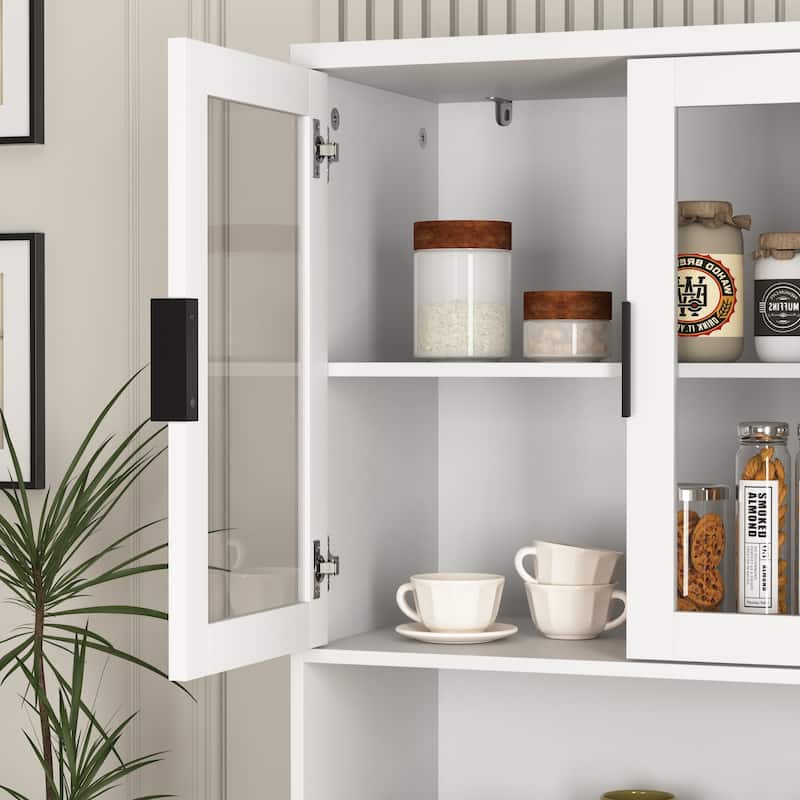 Tall Storage Bookcase Cabinet
