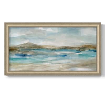 Peaceful Beach II Premium Framed Canvas- Ready to Hang