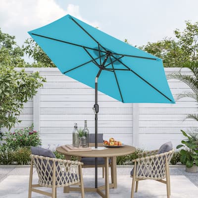 Bonosuki 7.5-foot Waterproof Sunshade Canopy Patio Umbrella