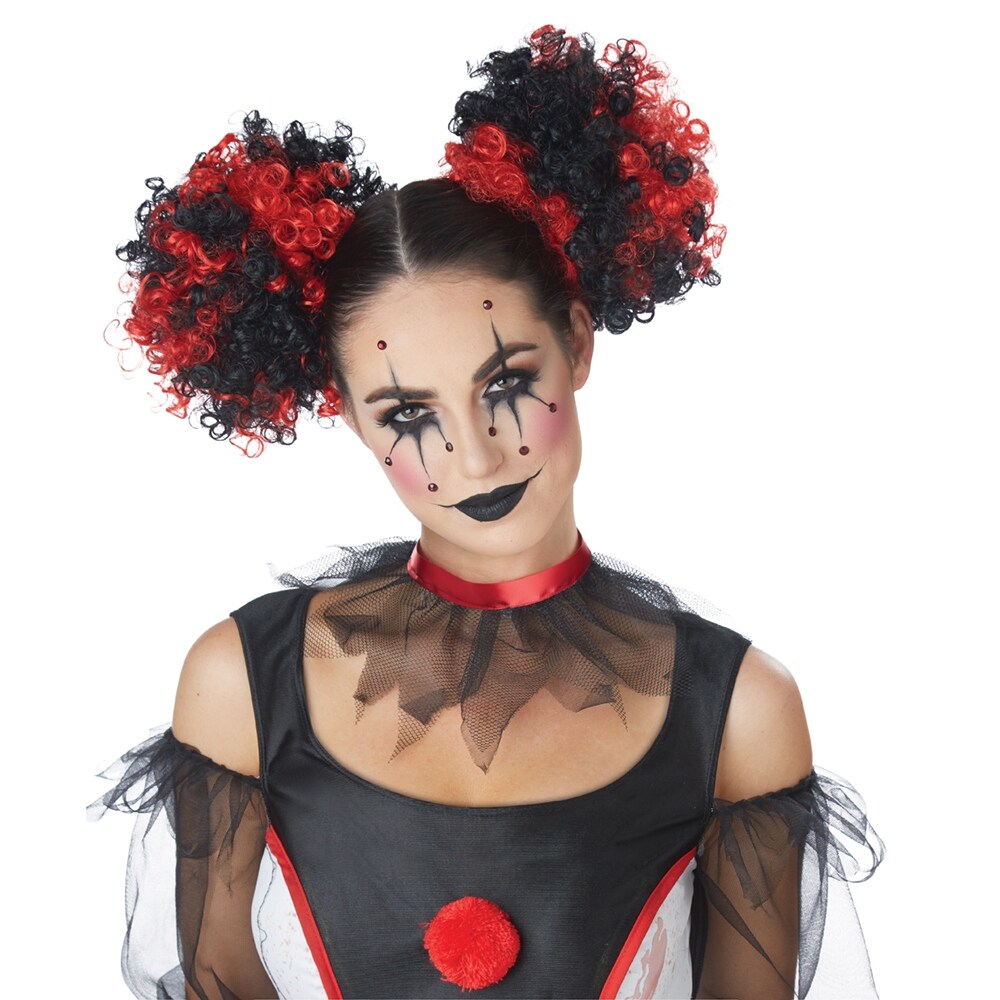 womens black halloween wig