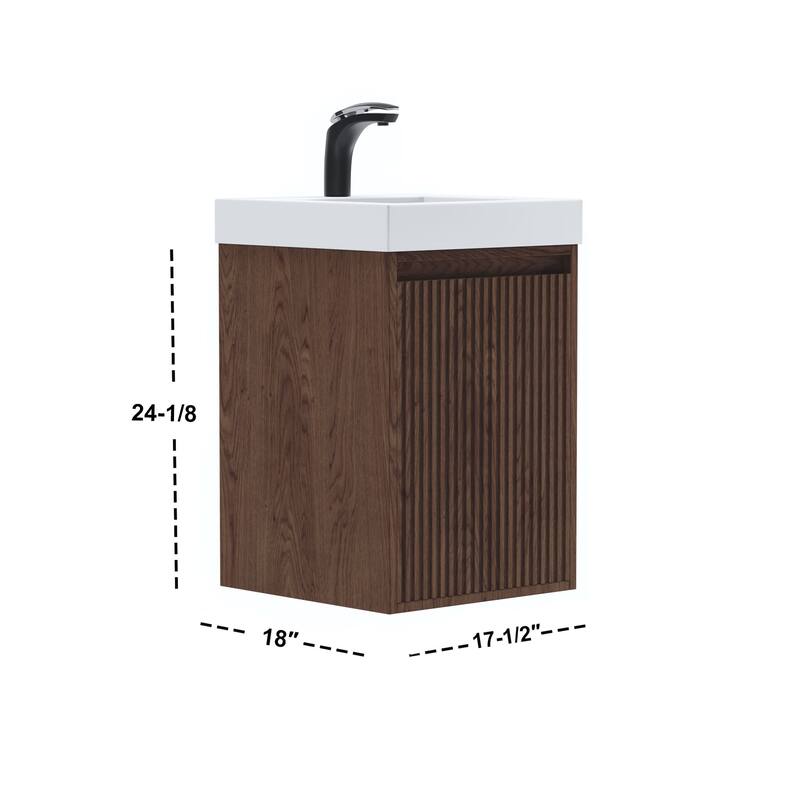 Ripple 18" Single Bathroom Vanity Set