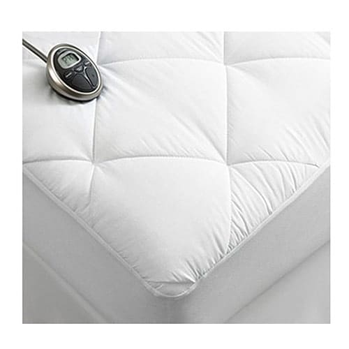 Sunbeam premium quilted discount mattress pad