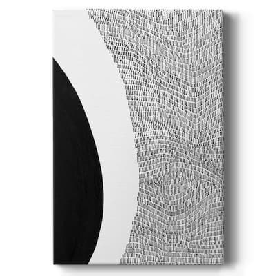 Black & White Abstract II Premium Gallery Wrapped Canvas - Ready to Hang