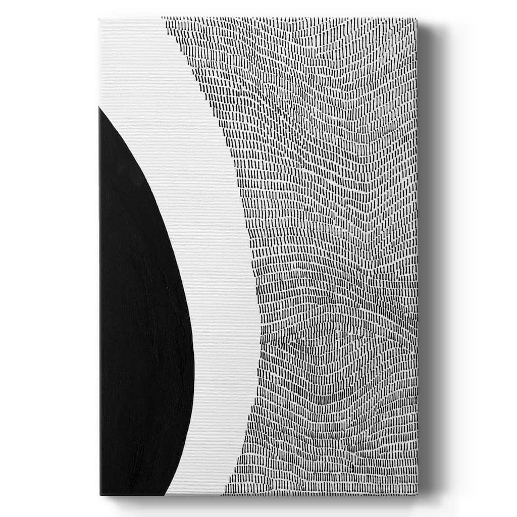 Black & White Abstract II Premium Gallery Wrapped Canvas - Ready to Hang