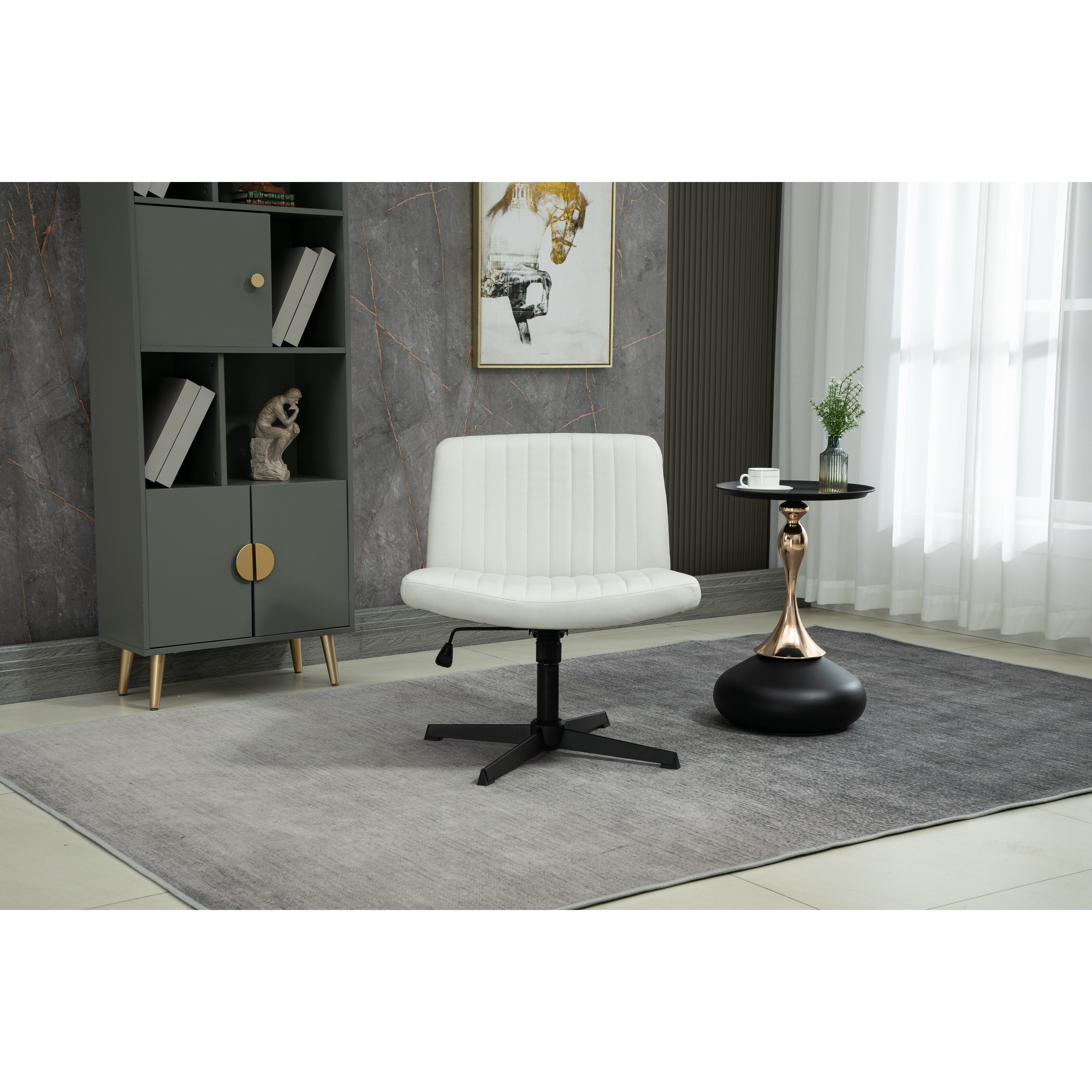 Shell Stools Computer Desk 360 Revolving Office Home Chais Modern
